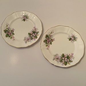 Two Royal Adderley "Mayflower" Plates